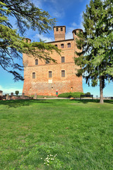 Fototapeta na wymiar Grinzane Cavour Castle. Piedmont, Italy.
