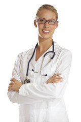 young woman doctor