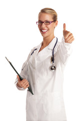 young woman doctor