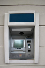 ATM Cash Machine Credit and Debit Card