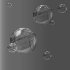 Background of bubbles