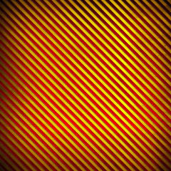 warning striped metal