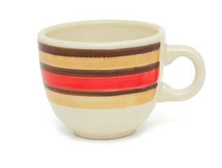 striped cup