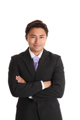 Satisfied businessman