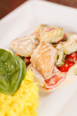 rice with chicken
