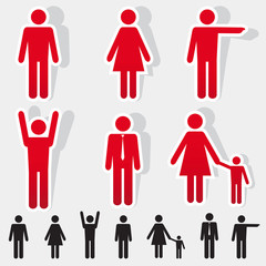 set of people icons