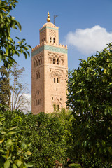 Fototapeta premium Koutoubia Moschee, Marrakesch, Marokko
