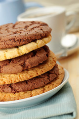 Oat cookies and Chocolate cookies