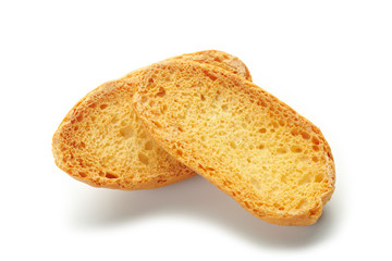 dried sliced ​​baguette