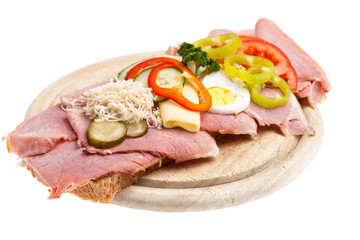 Ein belegtes Brot