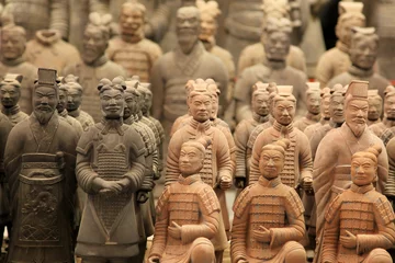 Printed roller blinds Historic monument famous terracotta warriors in XiAn, Qin Shi Huang's Tomb, China