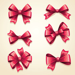 red bow set