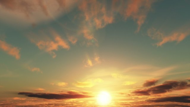 Beautiful Sunrise Timelapse Animation
