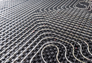 Black underfloor Heating