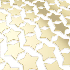 Abstract background made of golden stars