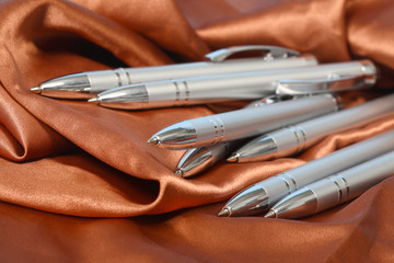 silver pens