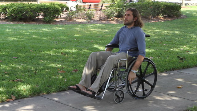 Paraplegic Veteran Wheelchair