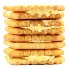 Double layer cream cookies