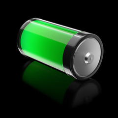 Battery filled with eco-energy