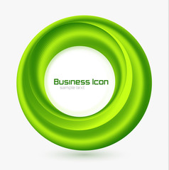 Business ecology swirl concept