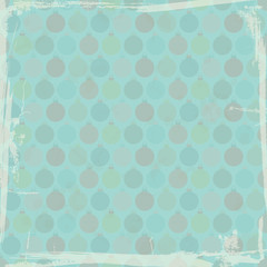 Retro Christmas Background Balls