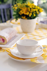 Place setting for tea party