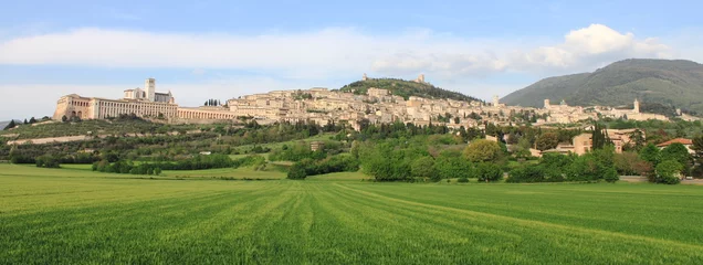 Deurstickers Panorama of Assisi © alessandro0770