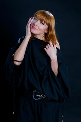 A portrait of a beautiful  woman