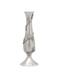 Luxury and beautiful pewter vase for home decoration.