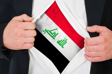 The Iraqi flag