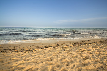 Fototapeta na wymiar Beach in Hammamet, Tunisia