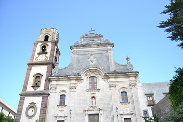 Fototapeta na wymiar Katedra św Bartłomieja - Lipari, Sycylia