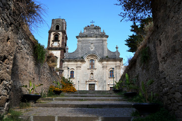 Fototapeta na wymiar Katedra św Bartłomieja - Lipari, Sycylia