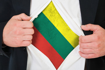 The Lithuanian flag