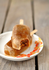 Pumpkin Pie Popsicles