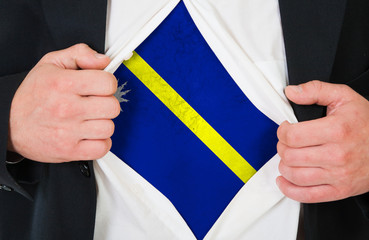 The Nauru flag