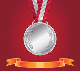 Silver Medal, vector