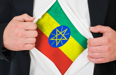 The Ethiopia flag