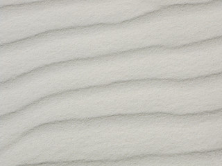 Wave pattern of white sands