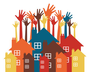 House party or property search design.
