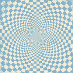 Vector illustration of optical illusion background