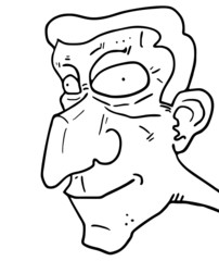 Nose ugly man