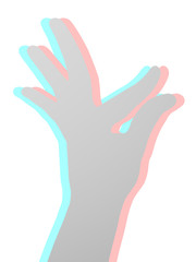 Art hand visual effect