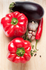 Fresh wholesome vegetables