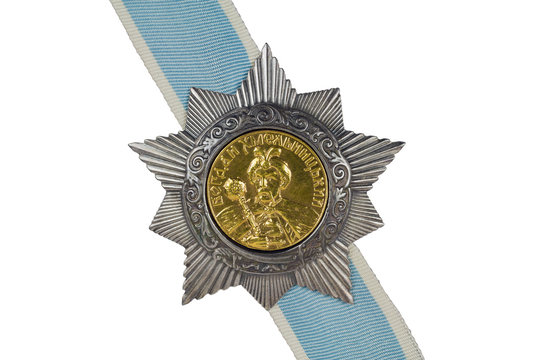 Order of Bohdan Khmelnytsky II degree on the ribbon.