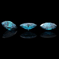 Marquis. Collections of jewelry gems. Swiss blue topaz