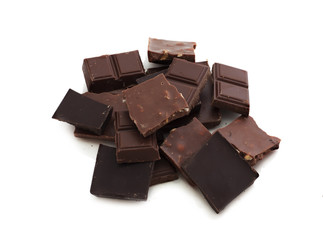 assorted broken cholcolate