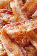 Cooked Greasy Bacon