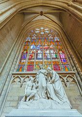 Stained Glass of St. Gudula Cathedral, Brussels