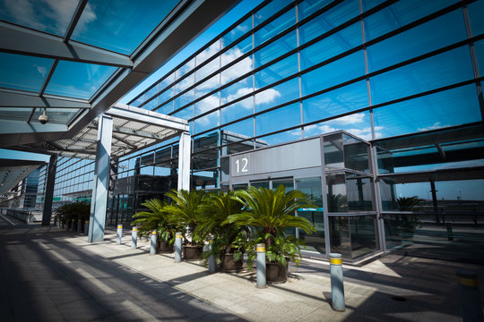 airport terminal entrance